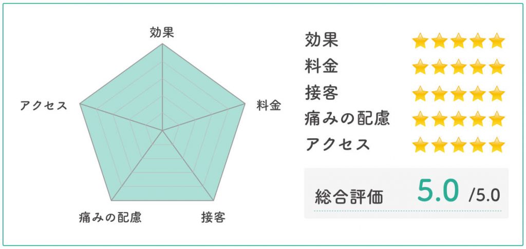 レイロール評価チャート
