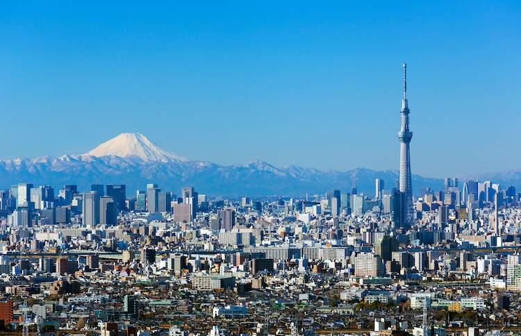 東京上空